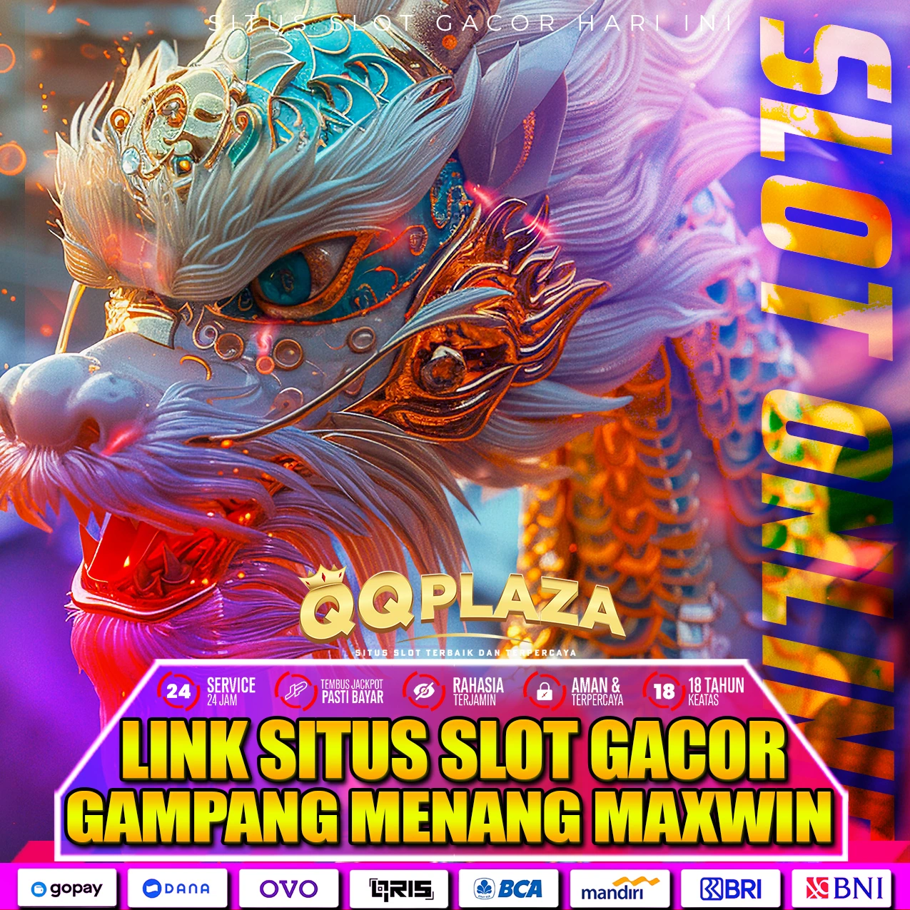 QQPLAZA: Situs Slot Gacor Online Link Gampang Menang Slot88 Terbaru